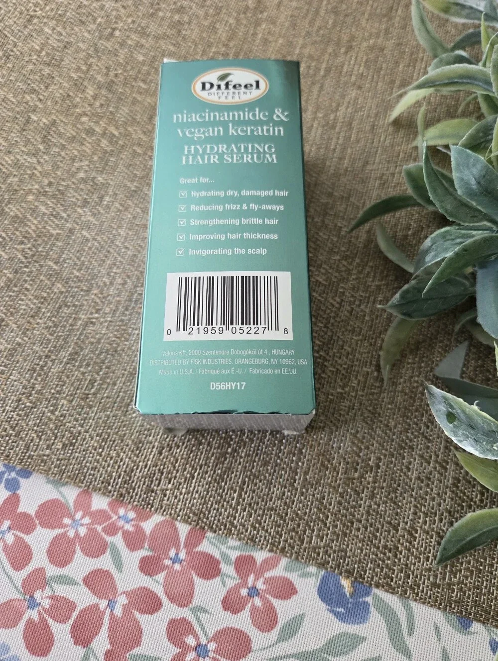 Difeel Hydrating Hair Serum with Niacinamide & Vegan Keratin